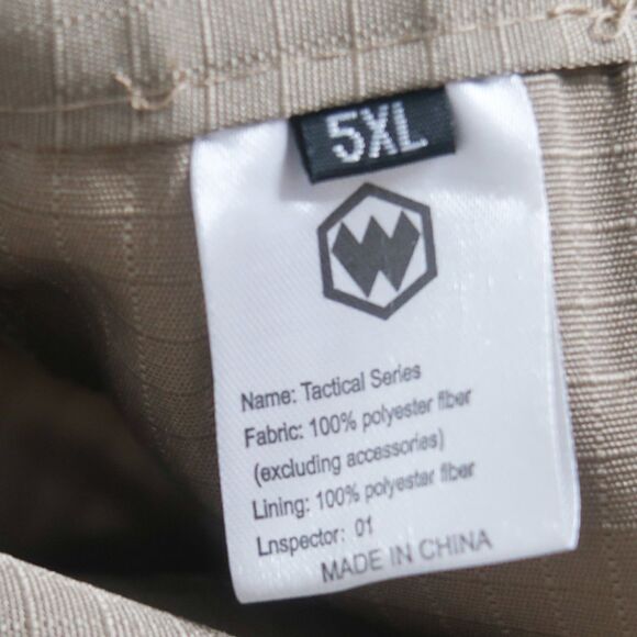 Outdoor Tactics Mens Tactical Series‎ Pants 5XL Brown Pockets Ripstop Hunting - Picture 3 of 11